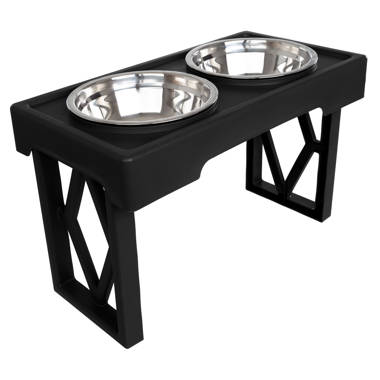 Pet zone designer diner hotsell adjustable elevated pet feeder